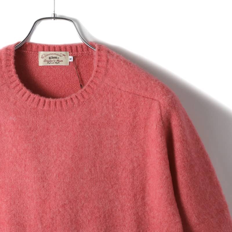 ◆【gim(ジム)/秋冬/ラムズウール7Gシャギークルーネックニット】[gim2370801-M]_画像3