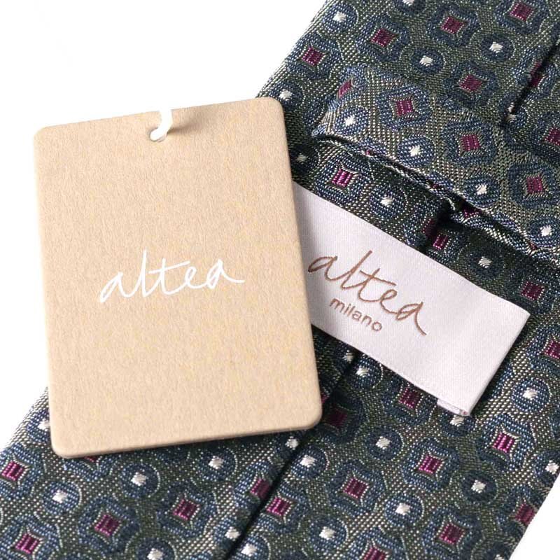 altea(アルテア) / 小紋柄シルクコットンジャカードネクタイ(2321347) [alt2450041]_画像6