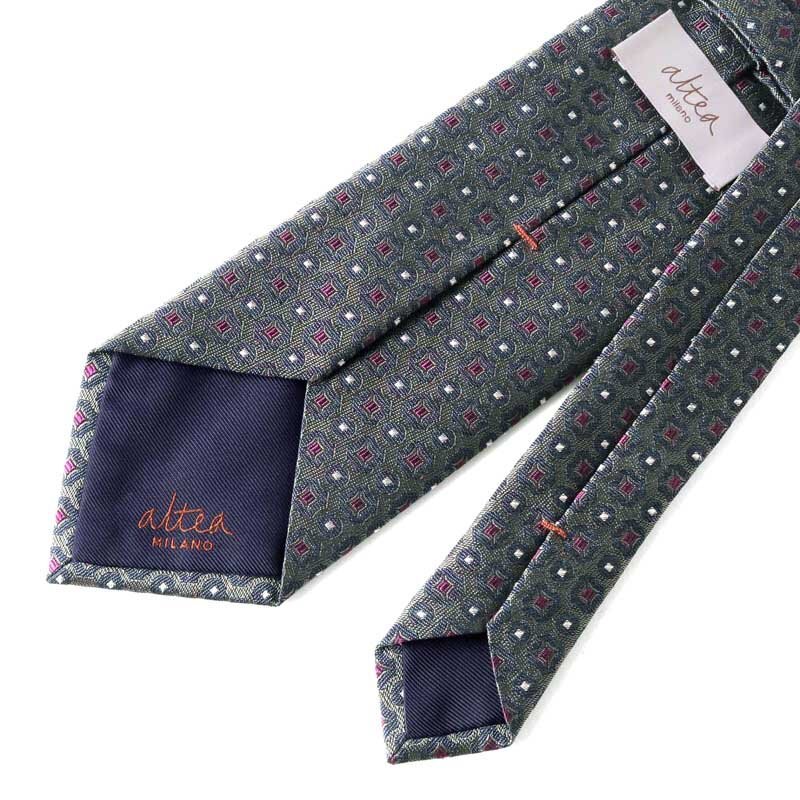 altea(アルテア) / 小紋柄シルクコットンジャカードネクタイ(2321347) [alt2450041]_画像2