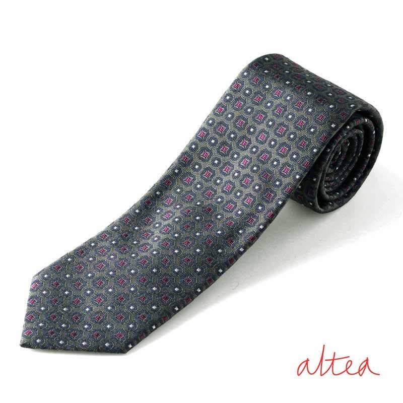 altea(アルテア) / 小紋柄シルクコットンジャカードネクタイ(2321347) [alt2450041]_画像1