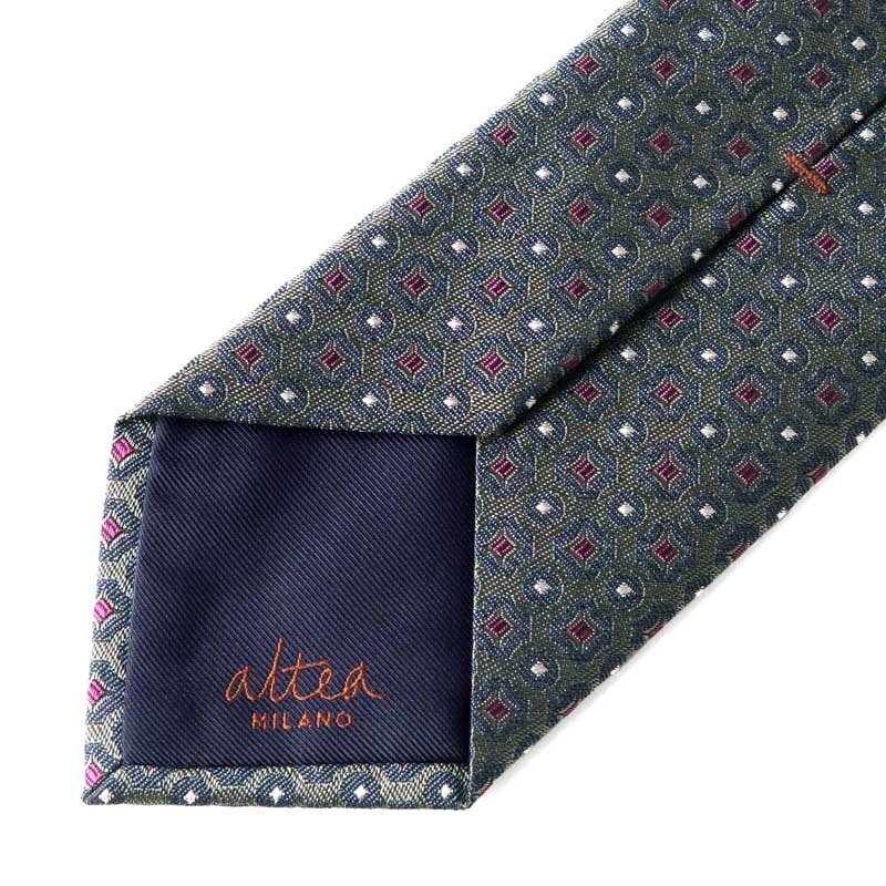 altea(アルテア) / 小紋柄シルクコットンジャカードネクタイ(2321347) [alt2450041]_画像3