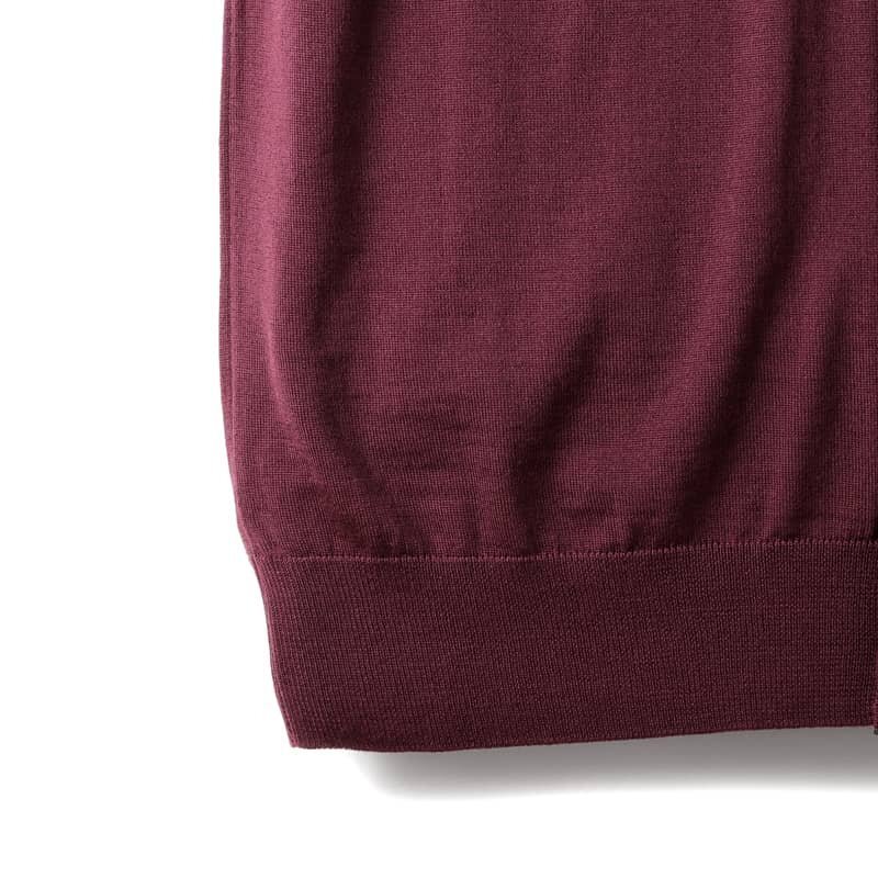 ◆【gim(ジム)/秋冬/Super140'sウルトラスーパーファインウール30G Vネックニットベスト】[gim2370404-50]_画像4