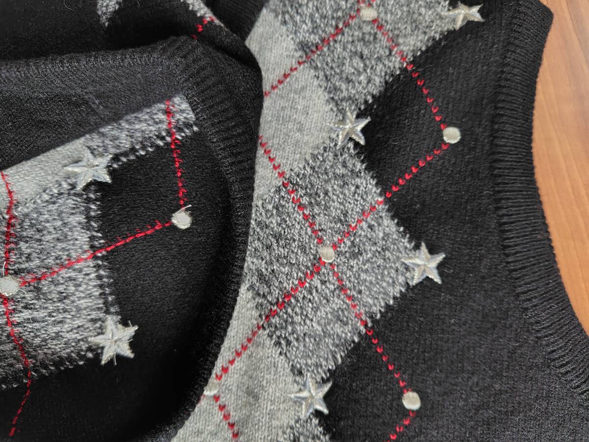 Pringle プリングル　ウールニットベスト　スコットランド製 Sサイズ _画像8