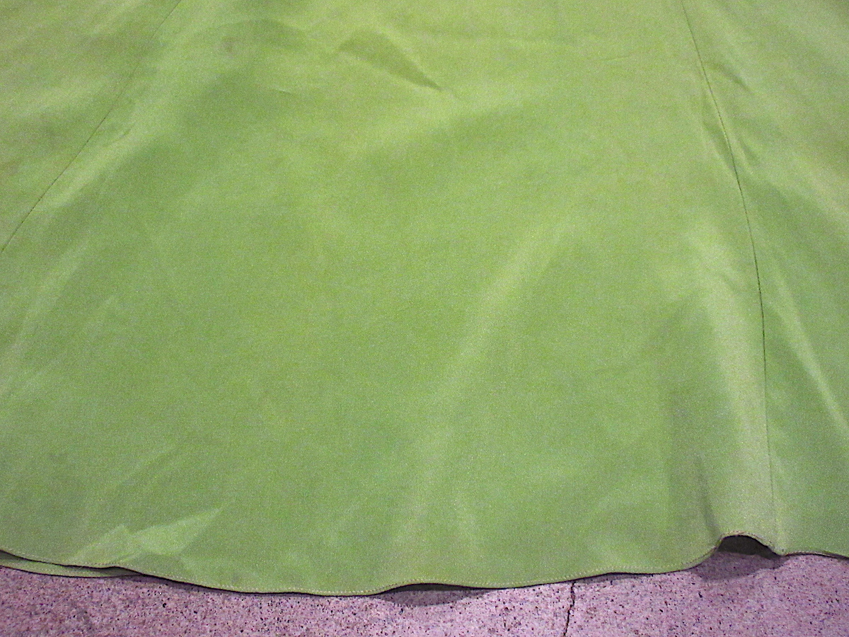 ビンテージ20's●レース切り返しデザインノースリーブワンピース●250110m4-w-nsdrsレーヨンドレスレディース古着