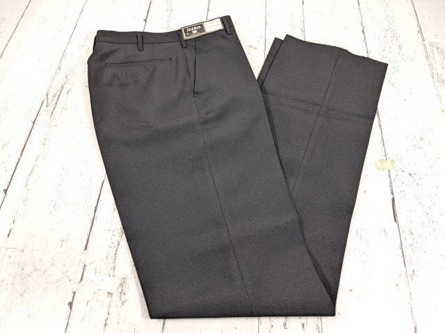 【12yt284】中学校 高校 男子用学生服 制服 夏服ズボン スラックス FAIR MAN ブラック 2200 ウエスト67㎝ 未使用◆W70