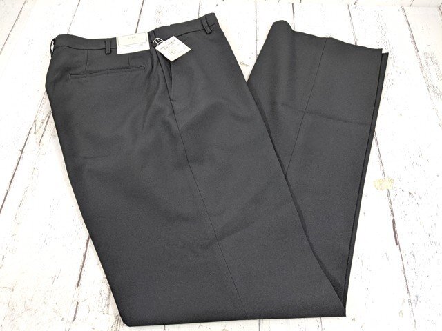 【12yt286】中学校 高校 男子用学生服 制服 夏服ズボン スラックス FIVE ファイブ ブラック 2250 ウエスト82㎝ 未使用◆W70