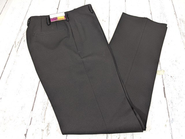 【1yt041】中学校 高校 男子用学生服 制服 MASCROWS 冬服ズボン スラックス O-3423 黒 ウエスト70㎝ 未使用◆W70