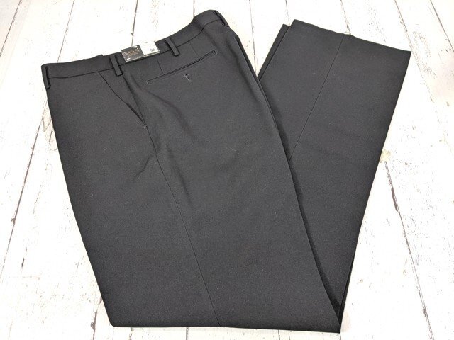 【1yt033】中学校 高校 男子用学生服 制服 Milpa Black 冬服ズボン スラックス N98021H 黒 ウエスト92㎝ 未使用◆W70