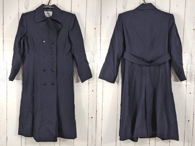 【as1302】静岡県 西遠女子学園高校 女子用学生服 制服 コート(紺 サイズ9)◆i74
