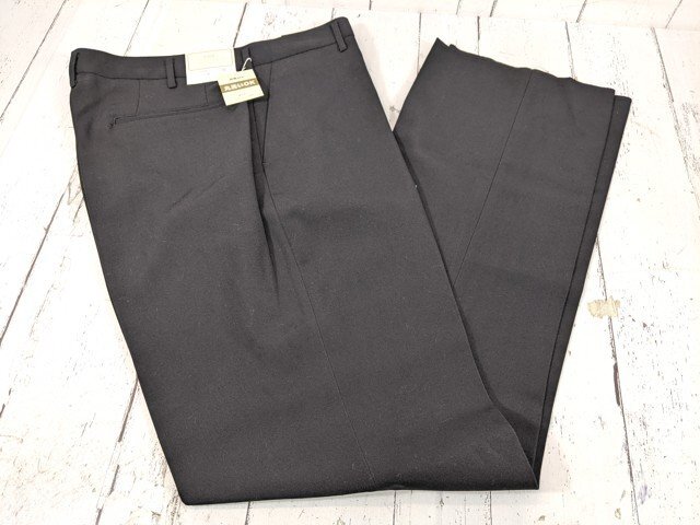 【12yt316】中学校 高校 男子用学生服 制服に!! FIVE 冬服ズボン スラックス 22706 黒 ウエスト88㎝ 未使用◆W70