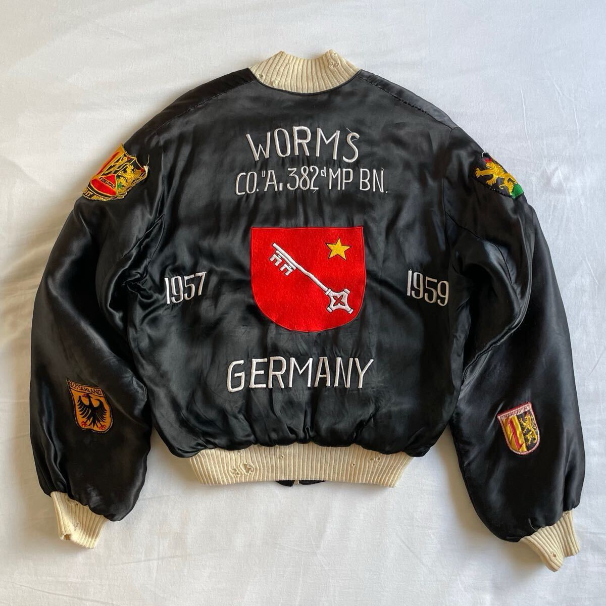 Special! 50s Germany Souvenir Jacket ビンテージ ブラック Special! 50s Germany Souvenir Jacket ビンテージ ブラック