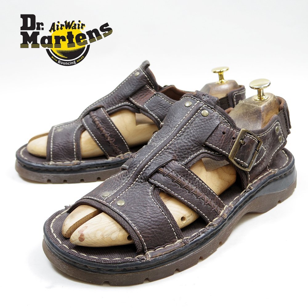 UK9 27cm相当 Dr.Martens ドクターマーチン レザーサンダル UK9 27cm相当 Dr.Martens ドクターマーチン レザーサンダル