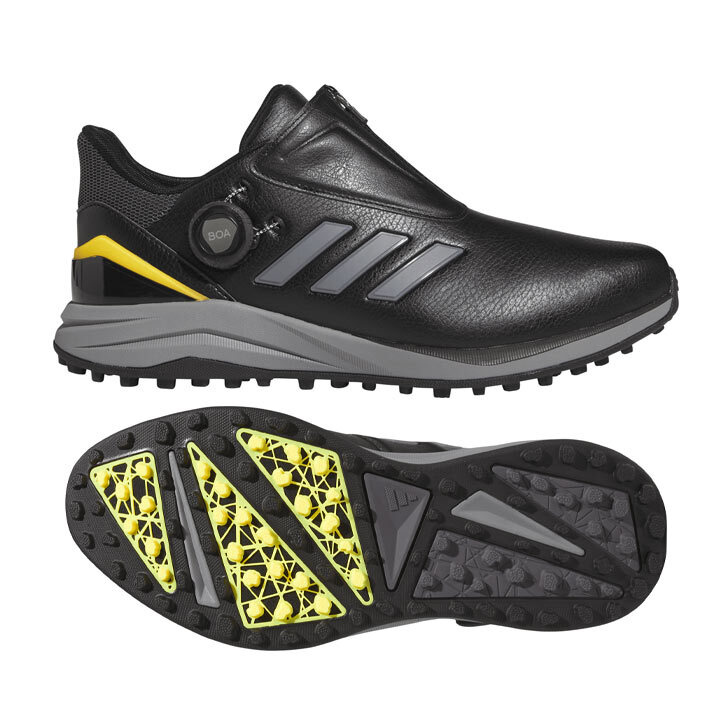 アディダス MDK90-IG0928 ソーラーモーション ボア24 【25.5cm】 メンズ スパイクレス ゴルフシューズ BK/SV/GLD adidas 即納