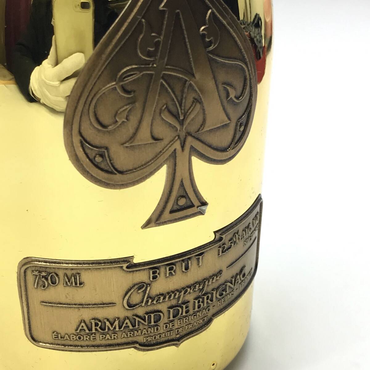 ARMAND DE BRIGNAC アルマンド ブリニャック ゴールド 空箱 空 ARMAND DE BRIGNAC アルマンド ブリニャック ゴールド 空箱 空