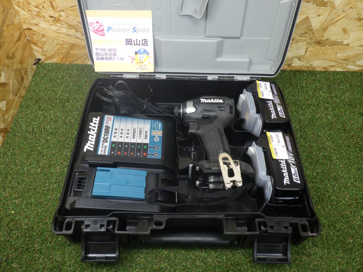 充電回数も少ない★マキタ 18V 充電式インパクトドライバ TD173D バッテリー 充電器 中古品 【100サイズ】 250106