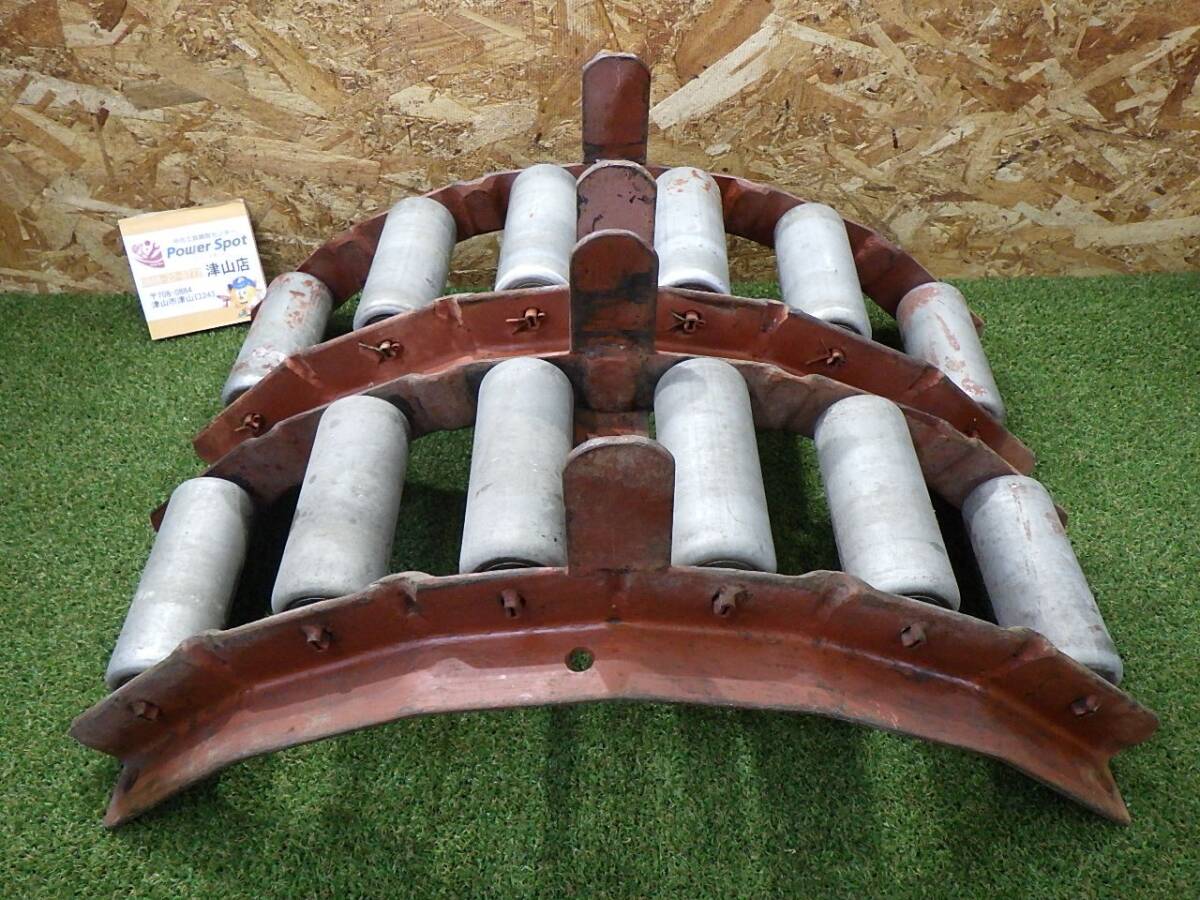 延線ローラー 6連 2個セット ケーブルローラー 入線 電気工事 配線 設備 中古品 (160サイズ発送) 250107