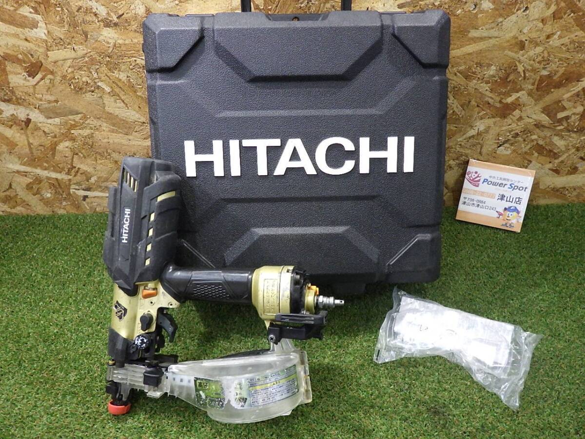 HiKOKI ハイコーキ 高圧ねじ打機 WF4H3(S) 使用ねじ長さ25~41mm 動作確認済 ケース付き エア工具 中古品 [発送サイズ100] 250113