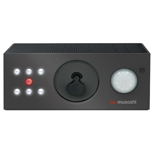 ムサシ musashi 鳥しっし ソーラー式 REP-700 ソーラー発電式で電池交換は不要 2種の強力な変動超音波フラッシュ フン被害 対策 鳥 バード