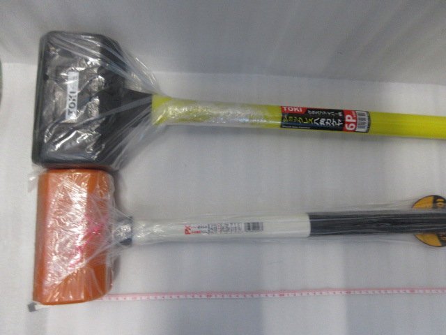 トキ TOKI ショックレス 八角 カケヤ グラスファイバー柄 6P×約880ｍｍ OH PXウレタン 角カケヤ 2.2Kｇ＃５ PXUK-05MG 2點 ハンマー