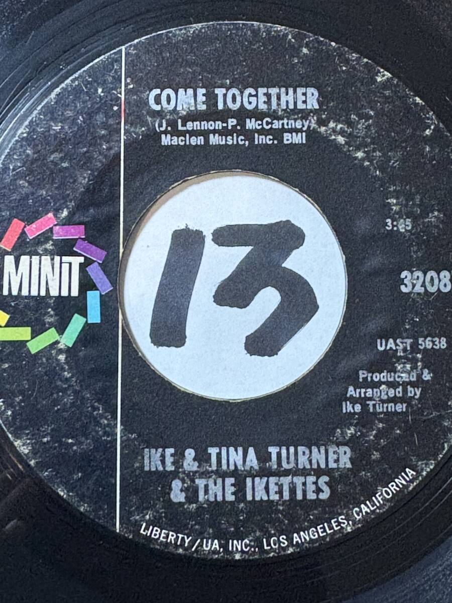 試聴 IKE & TINA TURNER & THE IKETTES COME TOGETHER 両面EX