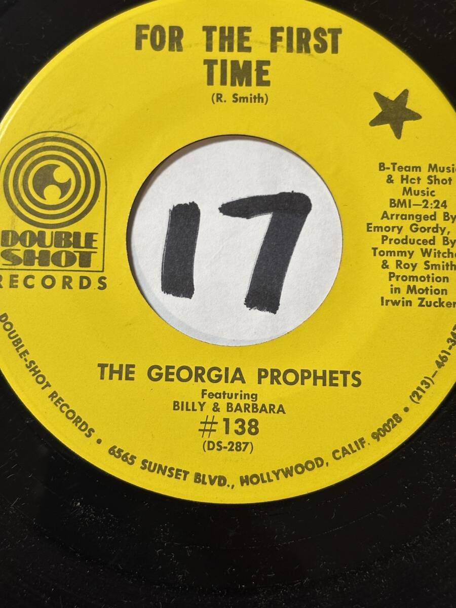 試聴 1969 クロスオーヴァー・ソウル・クラシック THE GEORGIA PROPHETS FOR THE FIRST TIME / LOVING YOU IS KILLING ME 両面EX+