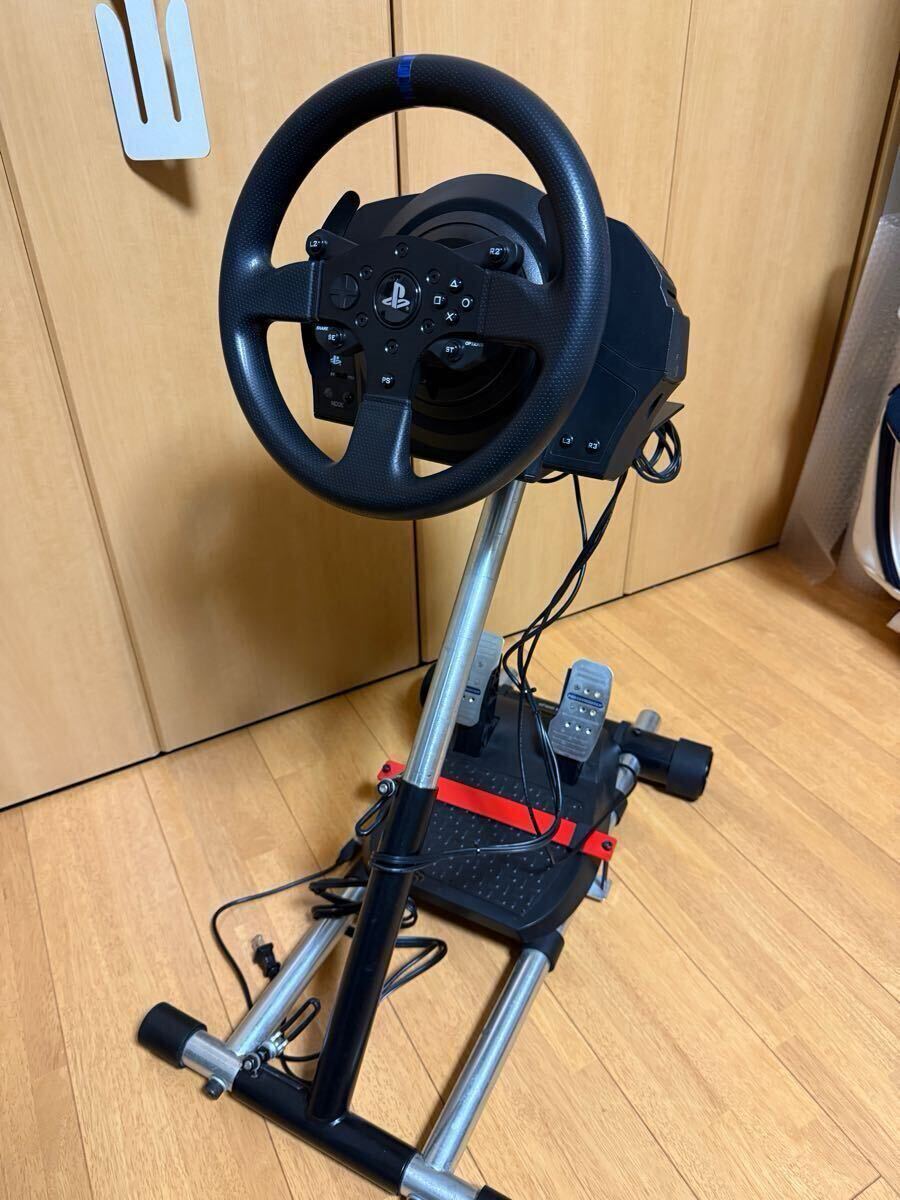 ★ スラストマスター★ T300RS＋ホイールスタンドプロ★ セット販売★ハンコン★ ハンドルコントローラー★中古★