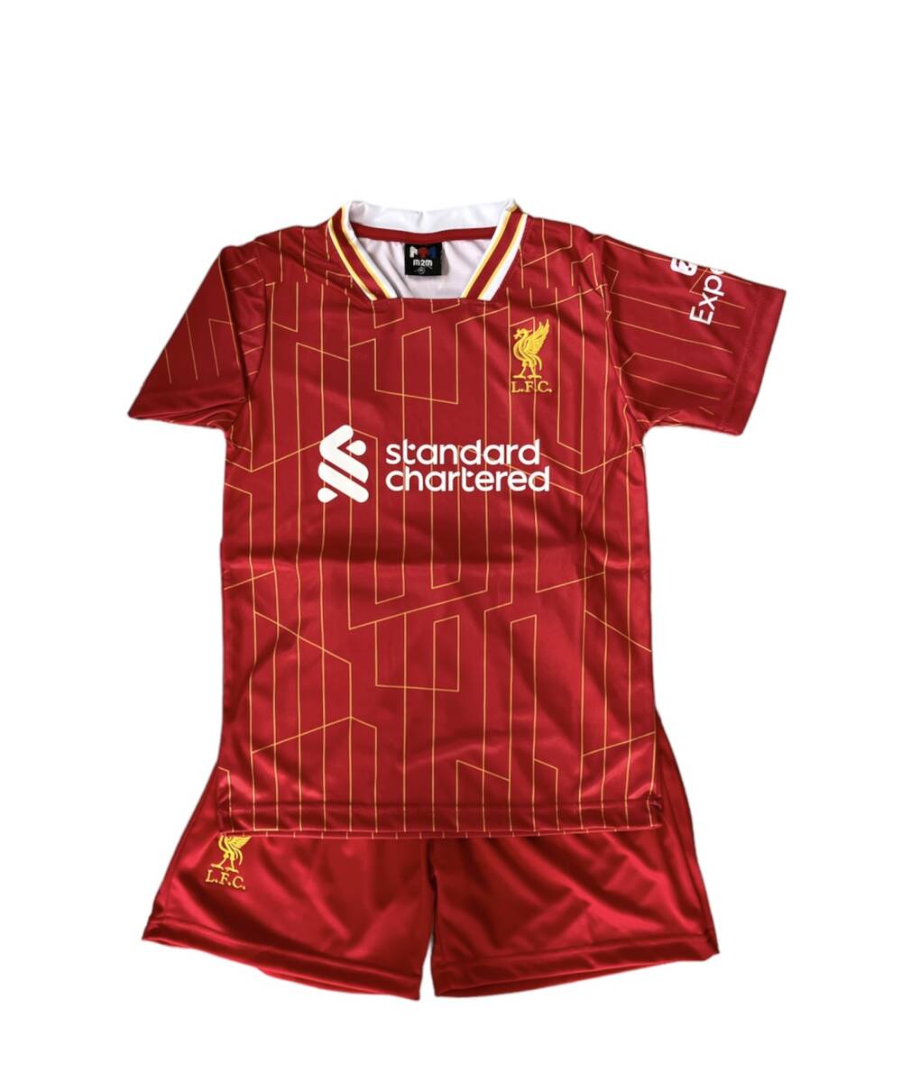 子供用　アレクサンダーアーノルド＃66（H)24/25 子供用120-130㎝ 上下セット　　 サッカー　ユニホーム　新作　プレミア_画像3