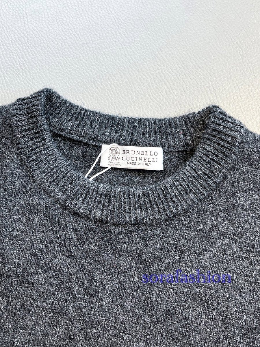 BRUNELLO CUCINELLIブルネロ クチネリ メンズニット長袖T-シャツ BRUNELLO CUCINELLIブルネロ クチネリ メンズニット長袖T-シャツ