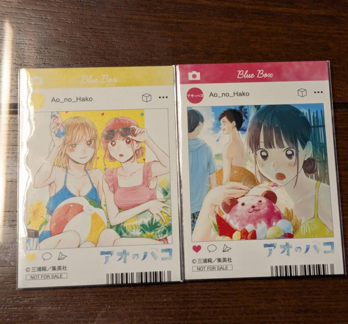 最終値下げ】アオのハコ グッズ 蝶野雛 鹿野千夏 5点セット 最終値下げ】アオのハコ グッズ 蝶野雛 鹿野千夏 5点セット