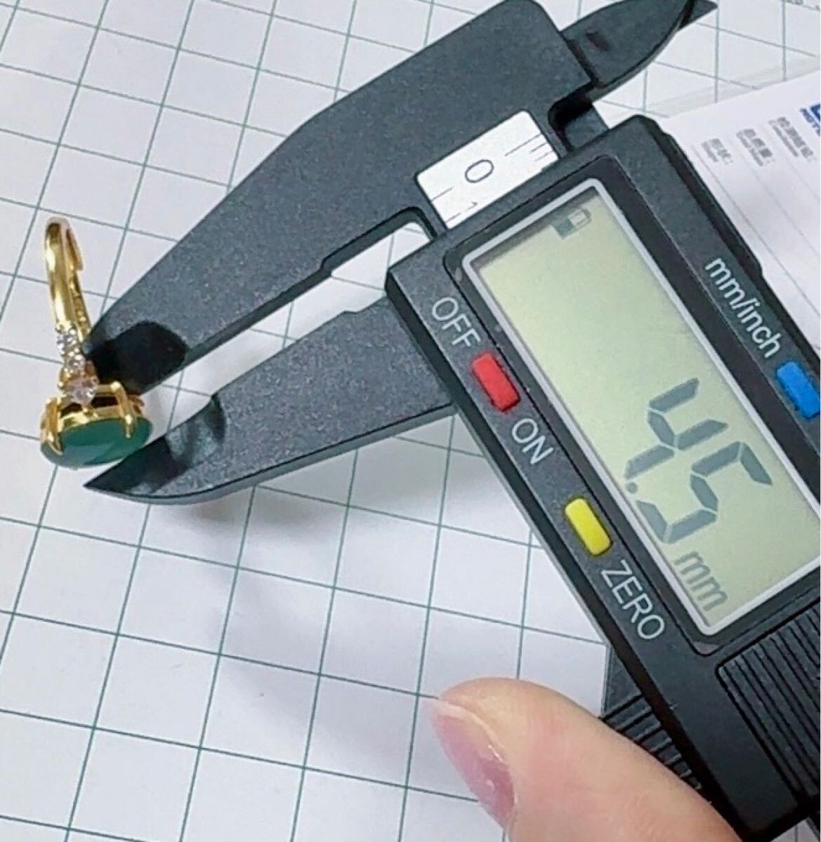 R2M-033 天然本翡翠《本物保証》 A貨藍水翡翠リング約14号 天然石 未処理 一点物 希少 縁起物 お守り パワーストーン_画像7