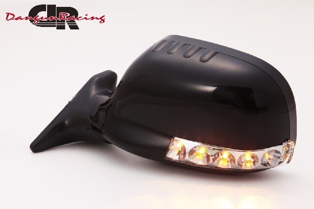  door mirror aero mirror LED black mirror surface manual adjustment right steering wheel car 94-97 Opel Astra 