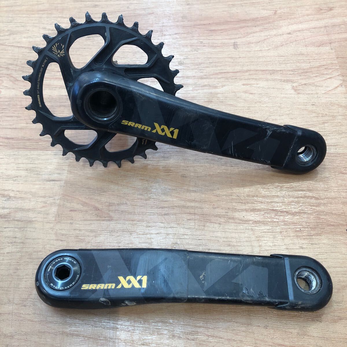 SRAM XX1 イーグルクランクセット 12S 175mm GXP用 中古品