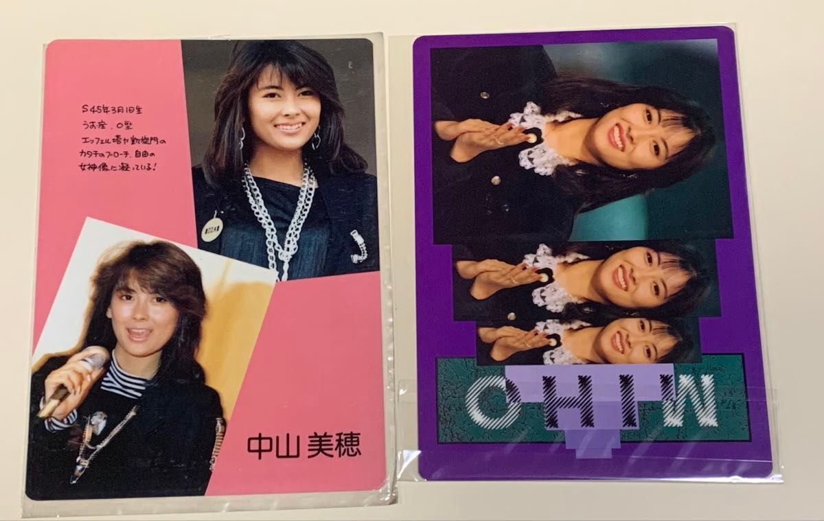 パネライ 希少 中山美穂 下敷き当時物未使用品 学習用品