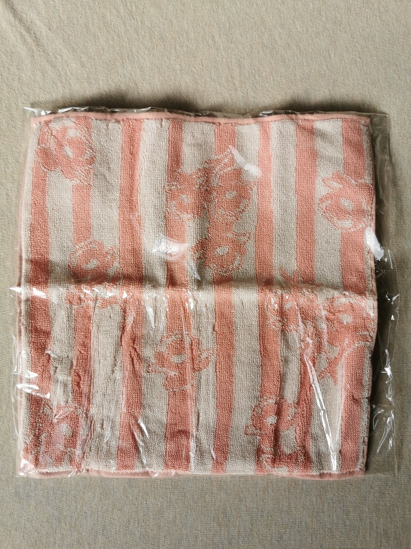 非売品 未使用 プレゼント付 ロクシタン リバーシブルバスタオル ローズミニタオル エココットンミニバッグ ノベルティpurifying freshness_画像5