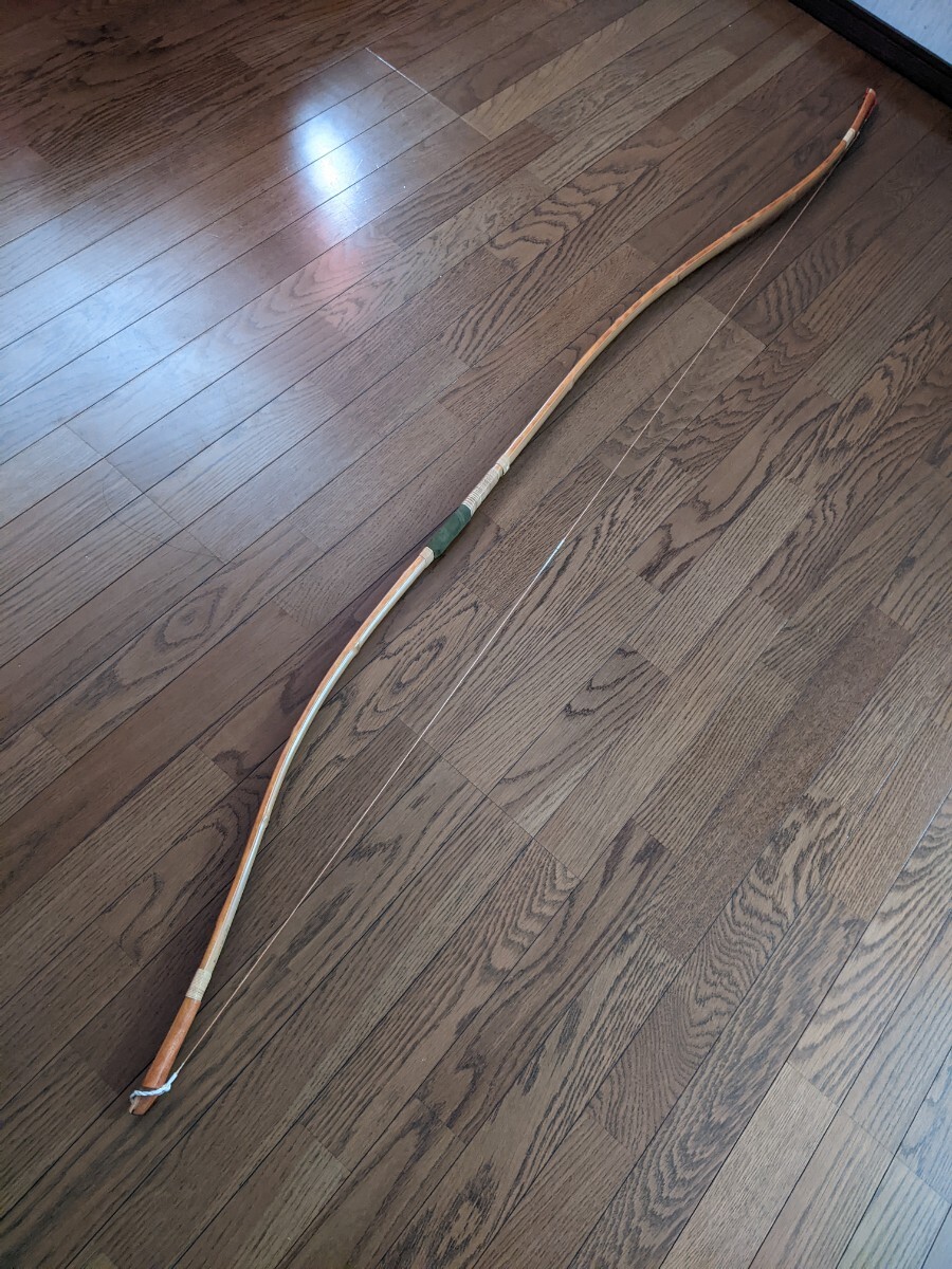 60000円 竹弓 弓道 和弓 松永萬義 重昌作 並寸 221cm 504g 弓力 60000円 竹弓 弓道 和弓 松永萬義 重昌作 並寸 221cm 504g 弓力