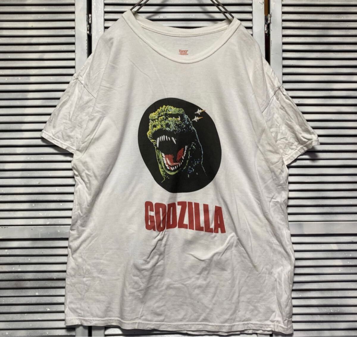 ゴジラ ムービーT 古着 ハリウッド Tシャツ 古着 1000スタ 90s 00s ビンテージ 卸 白