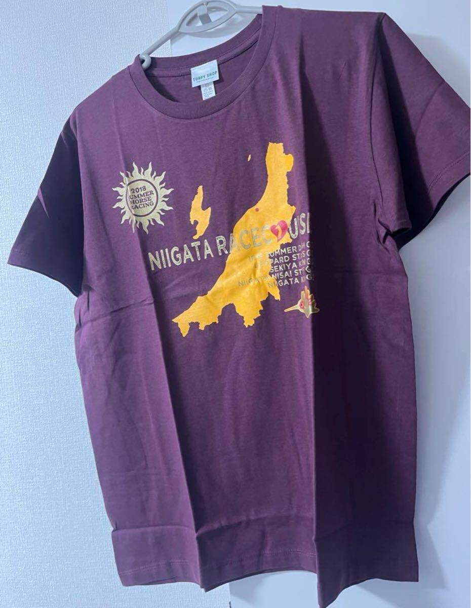 新潟競馬場 記念 Tシャツ アイビスサマーダッシュ レパードS 関屋 2018 半袖 当時物 1000スタ