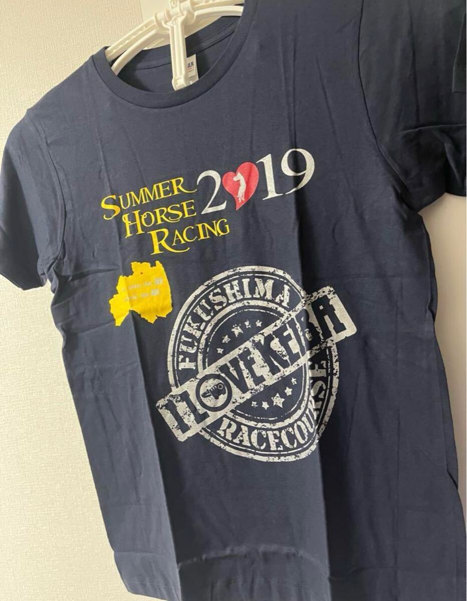 サマーホースレーシング 2019 記念 競馬 Tシャツ 福島競馬場 Tシャツ 半袖Tシャツ 1000スタ