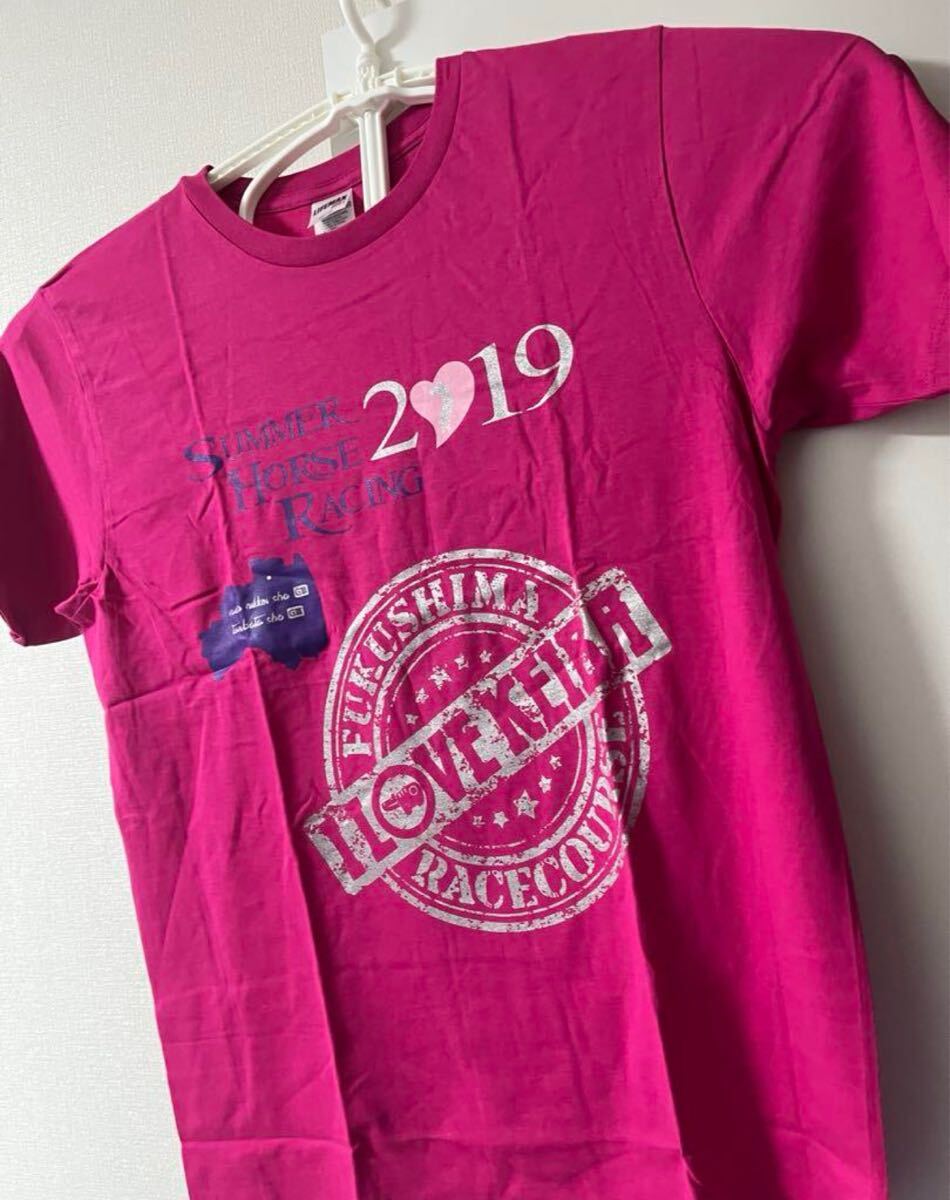 サマーホースレーシング 2019 記念 競馬 Tシャツ 福島競馬場 半袖Tシャツ 1000スタ