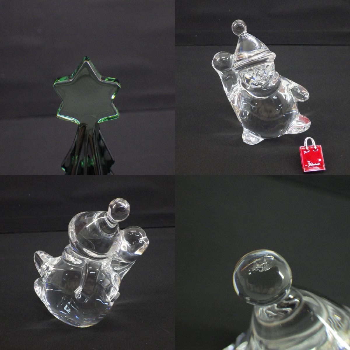 Baccarat　バカラ　ノエル　スノーマン Baccarat バカラ クリスタル クリスマスオーナメント ノエル