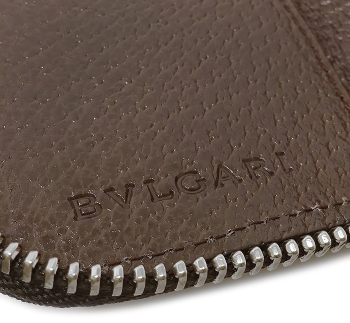 美品 ほぼ未使用】 ブルガリ BVLGARI ロゴマニア ラウンド 美品 ほぼ未使用】 ブルガリ BVLGARI ロゴマニア ラウンド