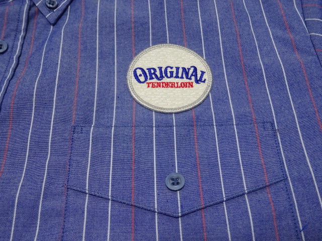 TENDERLOIN 17SS STRIPE WORK SHT U BD M size / テンダーロイン ストライプ ワークシャツ メンズ 定価25300円