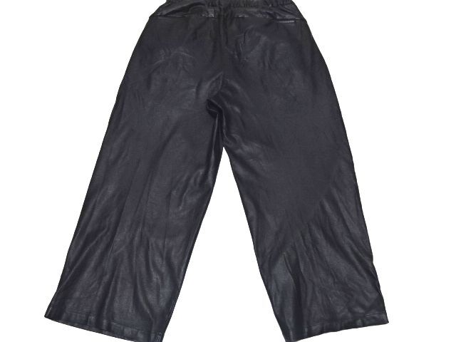 VEIN 2022-2023AW SYNTHETIC LEATHER ONE TUCK WIDE TROUSERS 3 size / ヴェイン シンセティックレザー パンツ メンズ 定価35200円_画像4