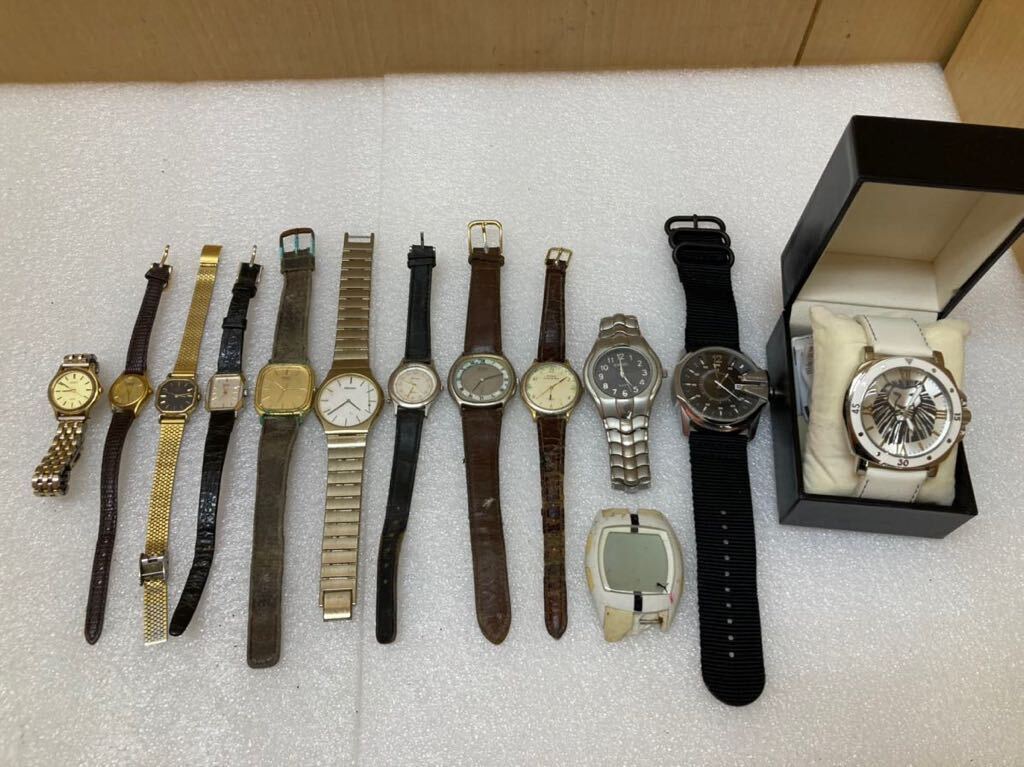 RE0196 腕時計SEIKO セイコー DIESEL 他 13点まとめ 動作未確認 現状品 0830