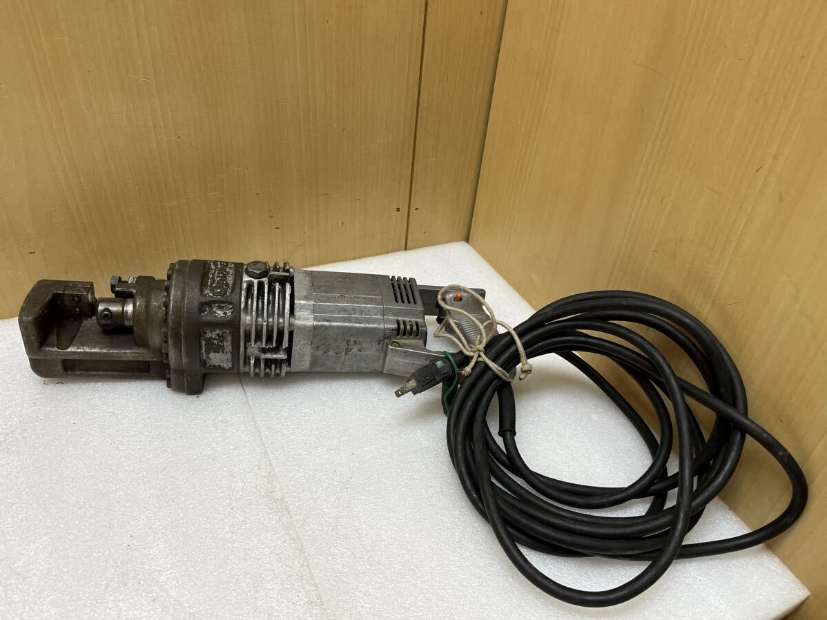 RE0467 Ogura オグラ 電動油圧式 鉄筋カッター HBC-16 切断機 通電確認済み 現状品 0823