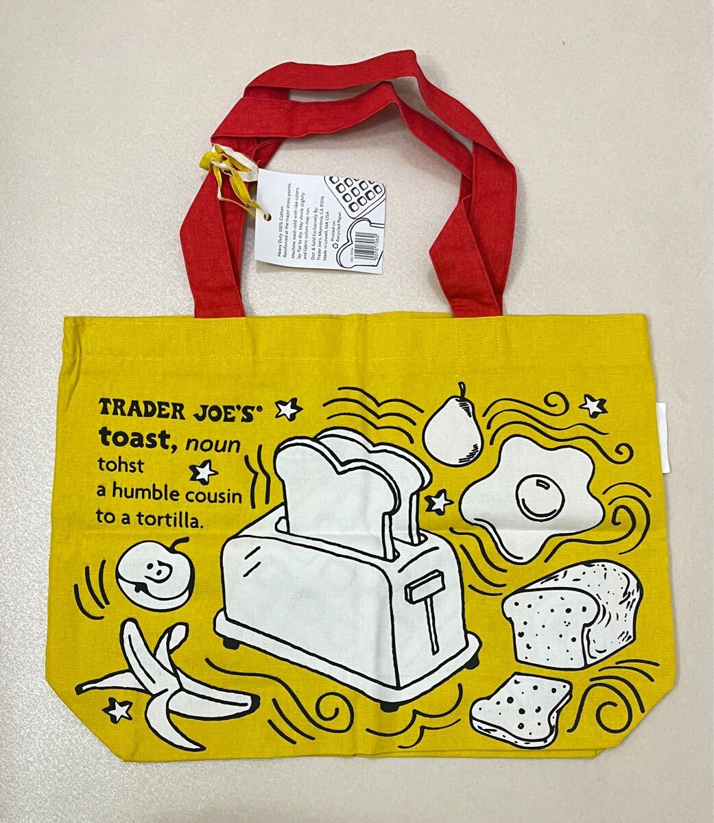 Trader Joe's トレーダージョーズ エコバッグ トートバッグ ショッピングバッグ TRADER JOE'S 海外　レア スーパー