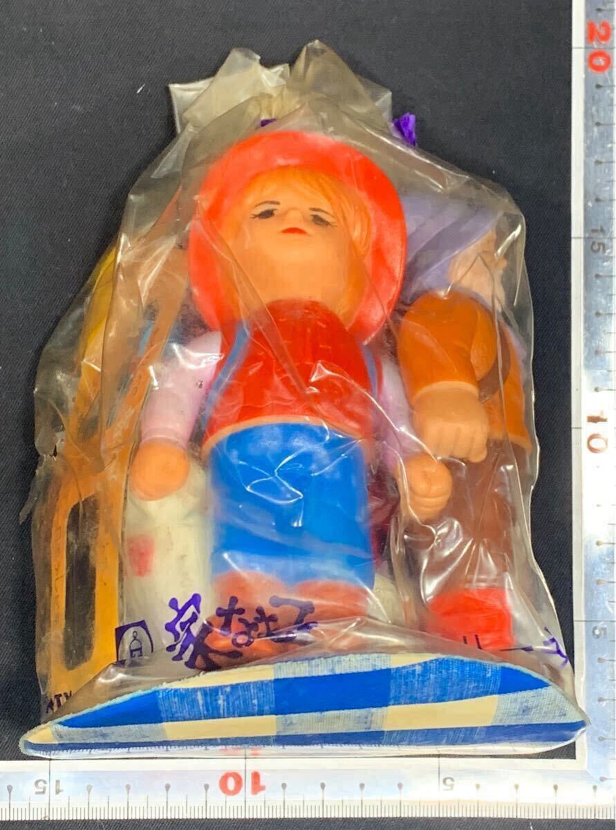 新品 袋入 希少 5体セット 家なき子 当時物 ツクダ ソフビ 新品 袋入 希少 5体セット 家なき子 当時物 ツクダ ソフビ