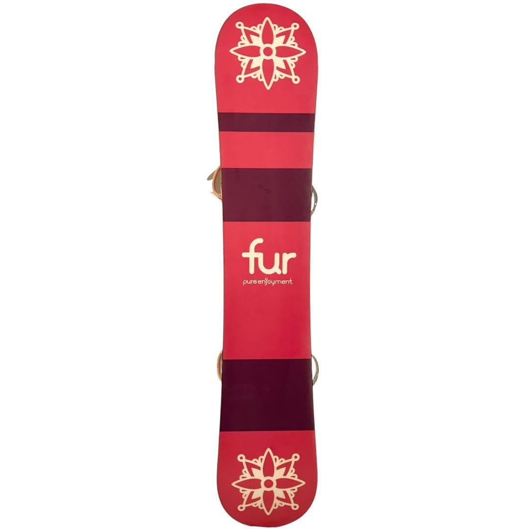 レビュー高評価のおせち贈り物 セブンズ × fur 良品】 スノーボード pure fur 板 セット 145cm未満
