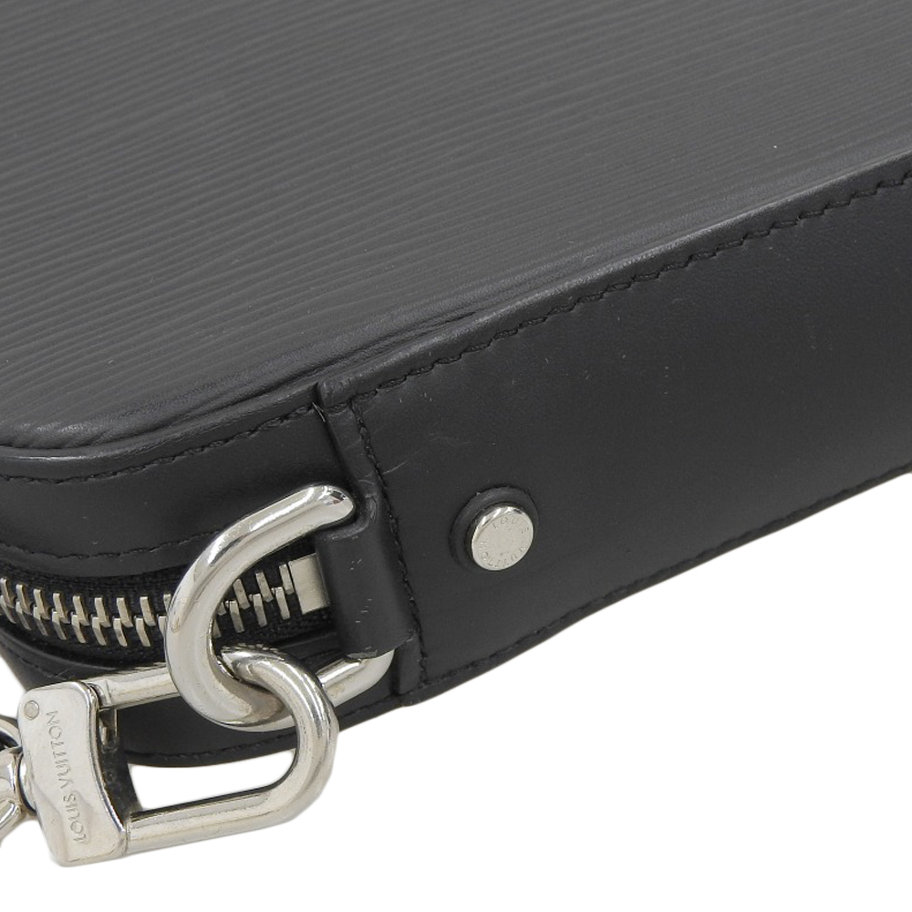 【本物保証】 箱?布袋付 超美品 ルイヴィトン LOUIS VUITTON エピ ダンディウォレット M64000 クラッチバッグ トラベルポーチ ノワール