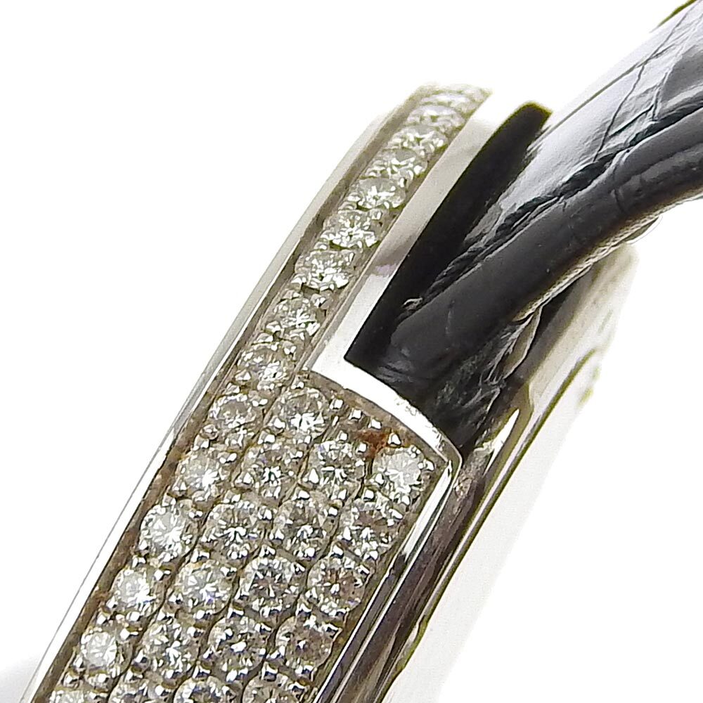 [ подлинный товар гарантия ] коробка * гарантия есть очень красивый товар Corum CORUM женские наручные часы оправа ковер хвост таблеток diamond чёрный циферблат D пряжка редкий редкость 24835690001